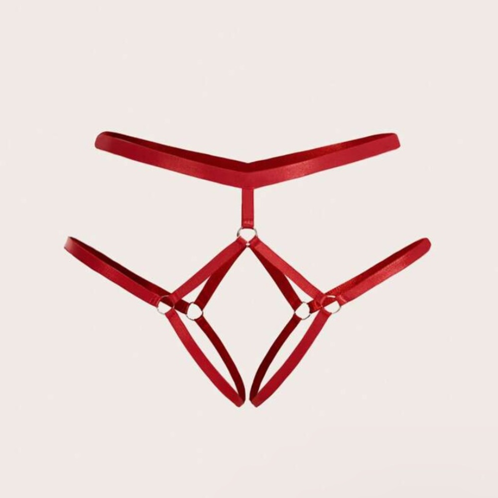 red bottom harness